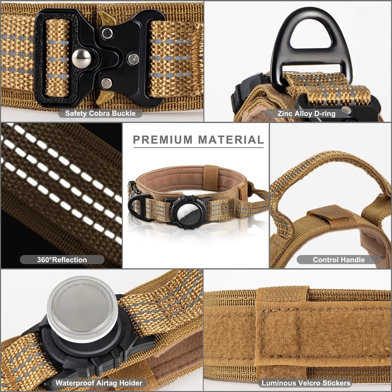 Waterproof Dog Collar Airtag