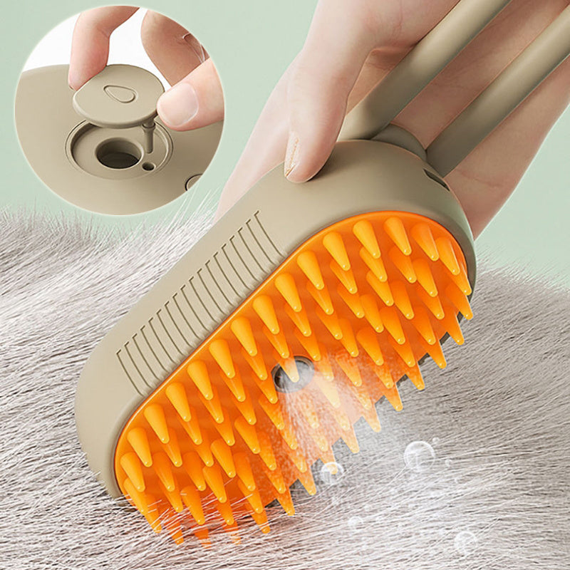 Electric message Brush with Steam Spray