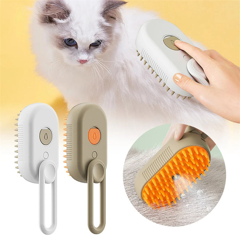 Electric message Brush with Steam Spray