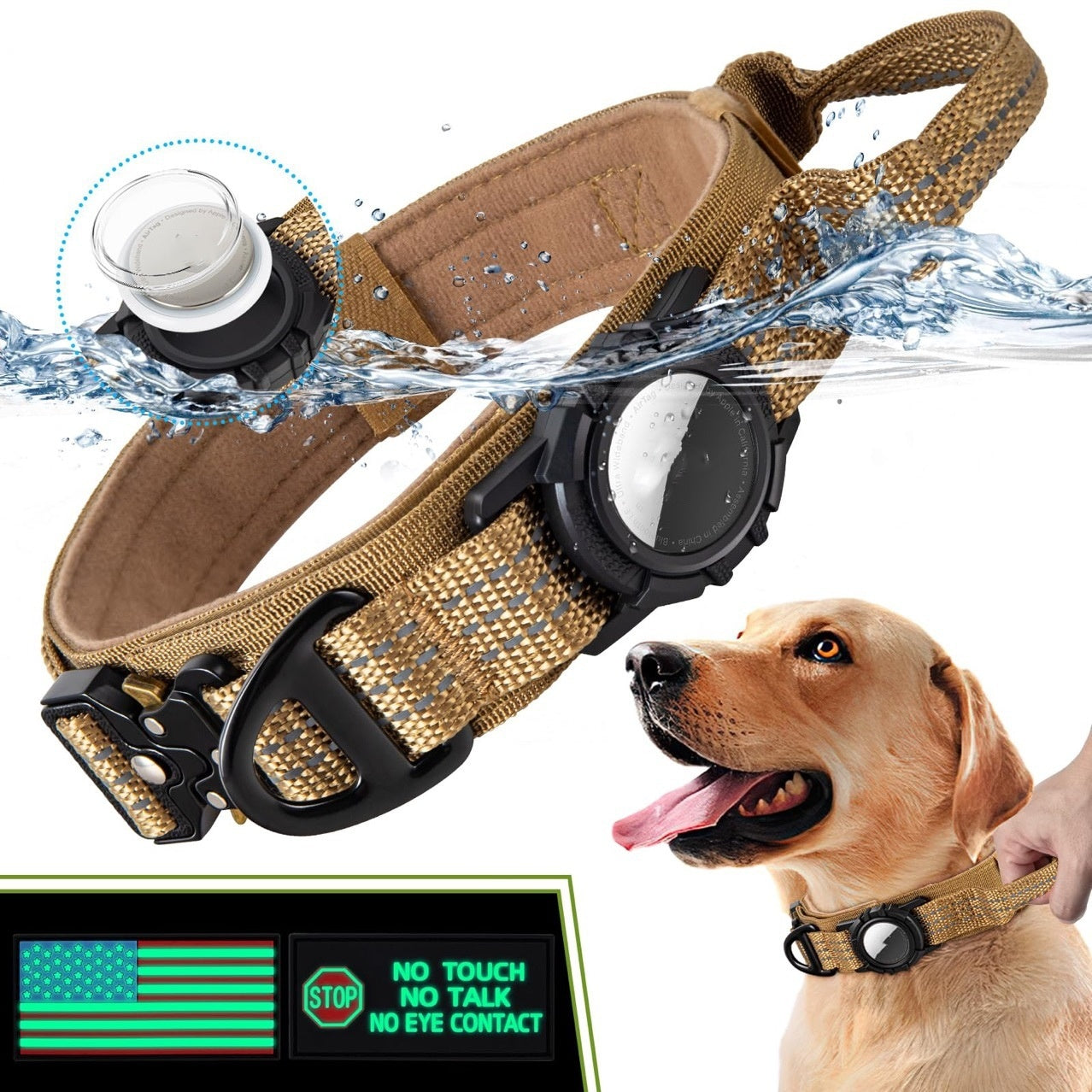 Waterproof Dog Collar Airtag