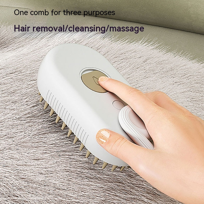 Electric message Brush with Steam Spray
