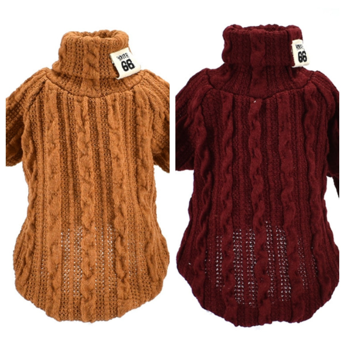 Dog Sweater Turtleneck Warm Cotton For Puppy