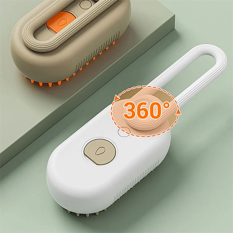 Electric message Brush with Steam Spray