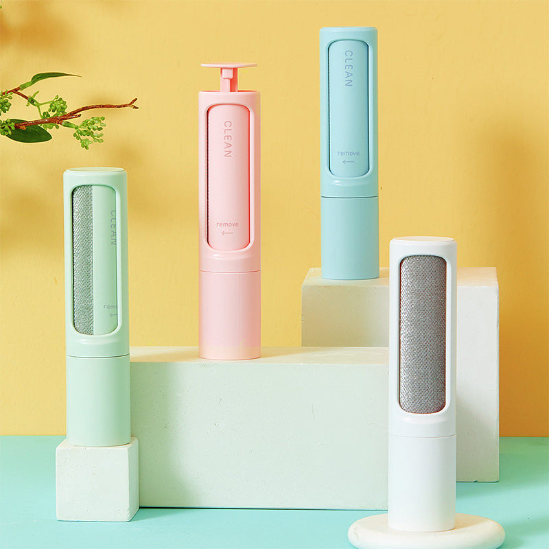 Reusable Pet Hair Remover Brush Lint Roller Portable Effective Self-Cleaning Tool