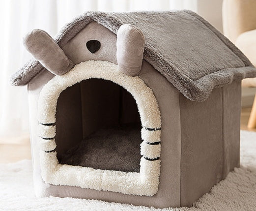 Foldable Doghouse Winter Villa