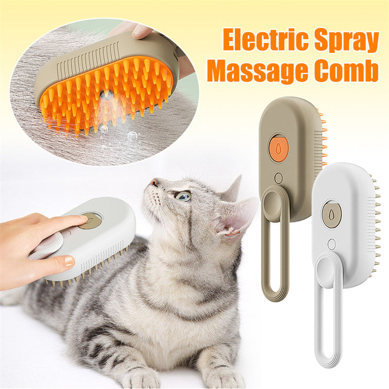 Electric message Brush with Steam Spray