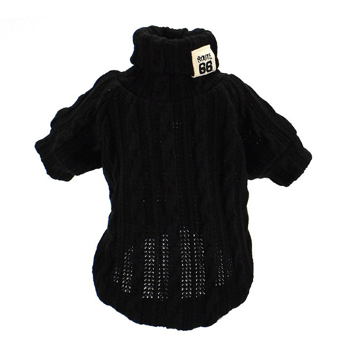 Dog Sweater Turtleneck Warm Cotton For Puppy