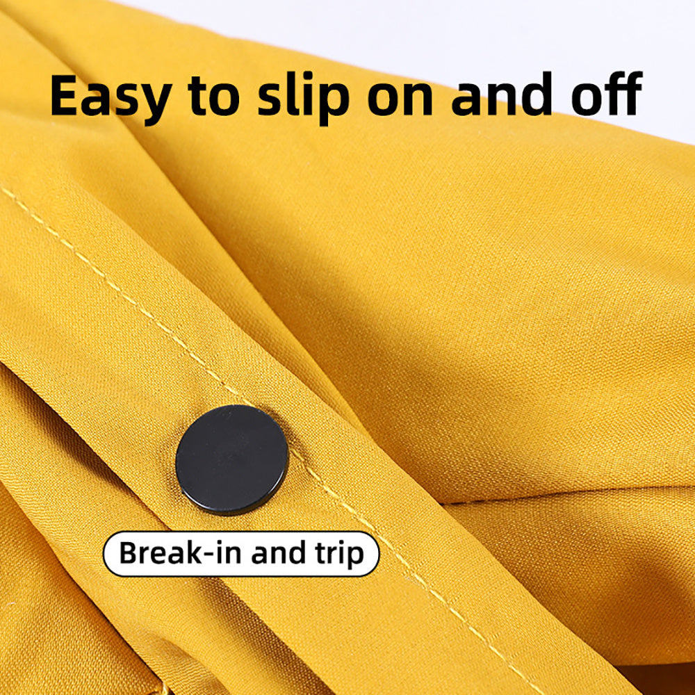 Dog Raincoat With Reflective, Waterproof Dog Rain Jacket With Hood,