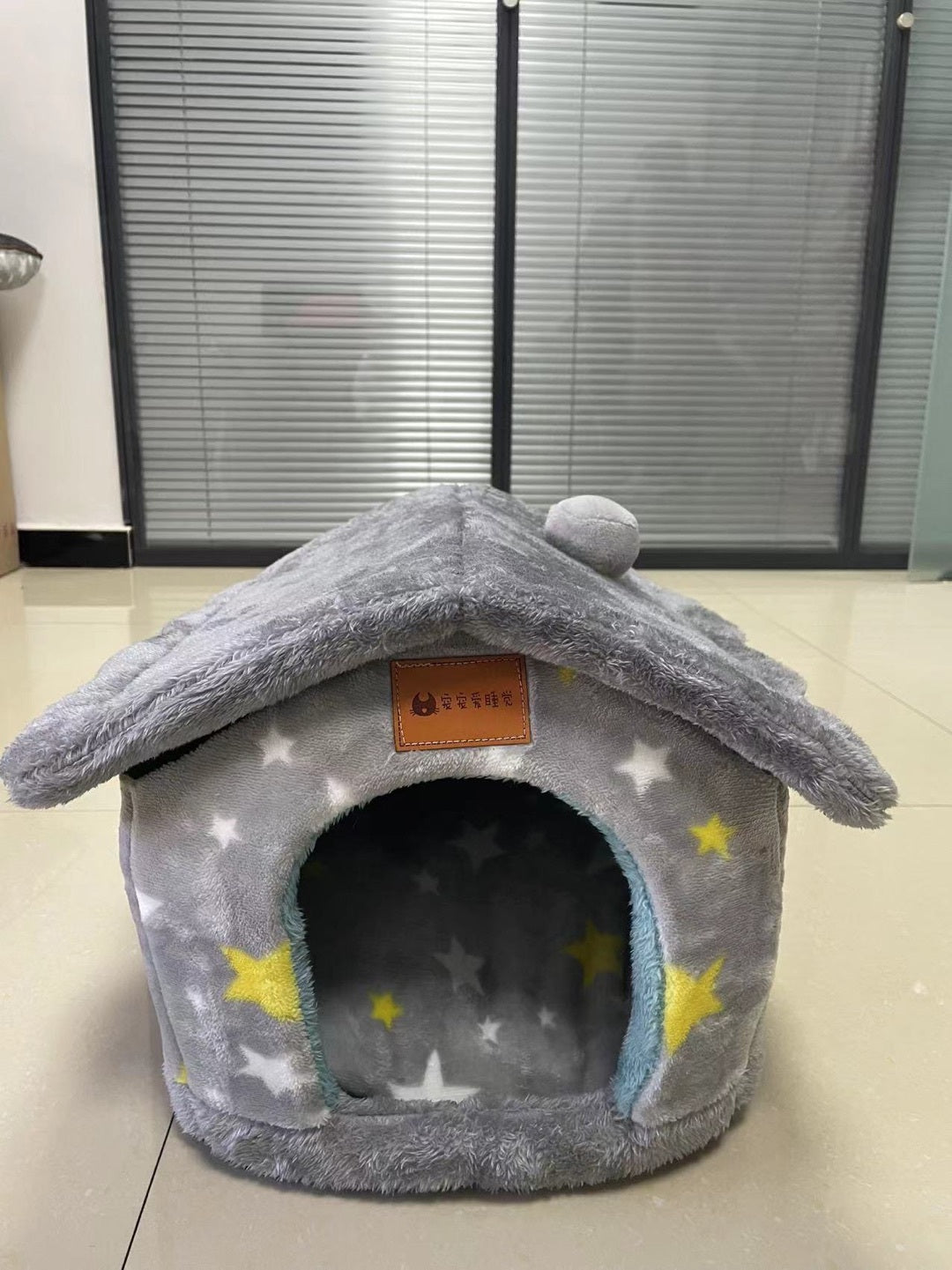 Foldable Doghouse Winter Villa